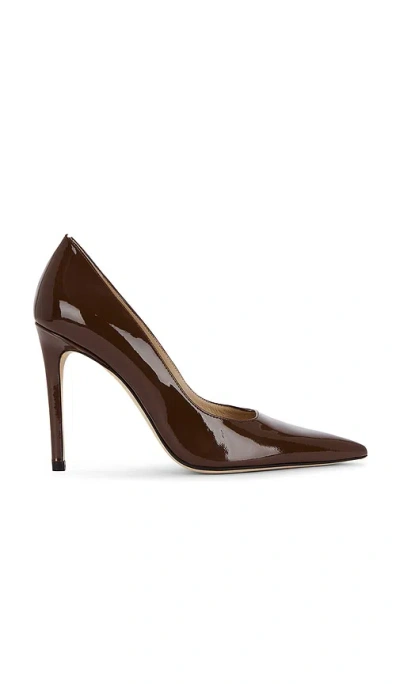 Stuart Weitzman Stuart Power 100 Pump In Brown
