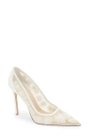 Stuart Weitzman Stuart Power 100 Pump In Cream.