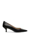 Stuart Weitzman Stuart Leather Kitten-heel Pumps