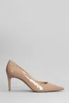 Stuart Weitzman Stuart Power 75 Pumps In Rose-pink Patent Leather