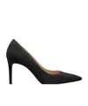 Stuart Weitzman Stuart Suede Classic Pumps In Black
