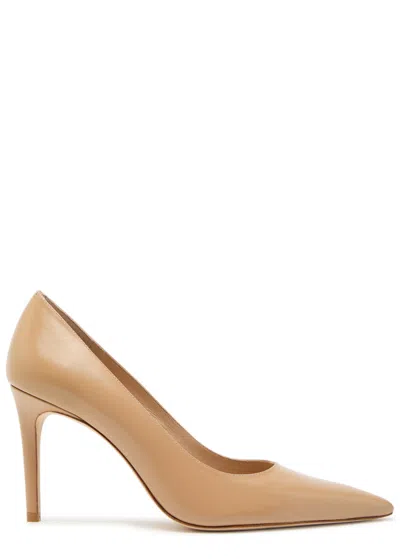 STUART WEITZMAN STUART WEITZMAN STUART POWER 85 LEATHER PUMPS
