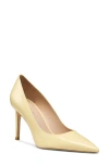 Stuart Weitzman Stuart Power 85 Pump In Lemon Chiffon