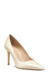Stuart Weitzman 85mm Stuart Power Leather Pumps In Neutral