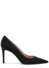 Stuart Weitzman Tacchi Pelle Di Vitello Nero In Black