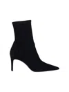 Stuart Weitzman Stuart Power Ankle Boots In Black