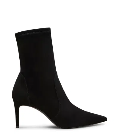 Stuart Weitzman Stuart 75 Stretch Bootie In Black
