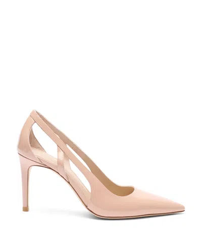Stuart Weitzman Stuart Power Cutout Pointed Pump In Multi