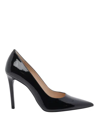 Stuart Weitzman Stuart Power Decollete In Black