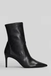 Stuart Weitzman Stuart Power High Heels Ankle Boots In Black Suede In Black