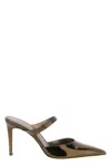 Stuart Weitzman Stuart Power 85 Heeled Mules In Brown