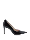 Stuart Weitzman Stuart Power Patent Leather Pumps In Multi