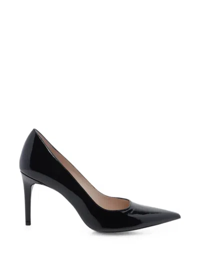 Stuart Weitzman Stuart Power Patent Leather Pumps In Multi