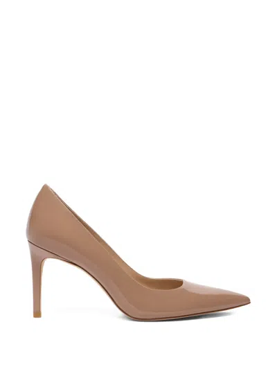 Stuart Weitzman Stuart Power Pointed-toe Pumps In Brown