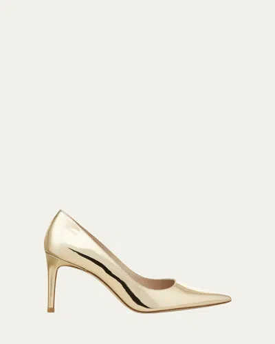 Stuart Weitzman Stuart Power Pumps In Platino