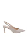 Stuart Weitzman Stuart Power Slingback Pointed Toe Pumps In Multi