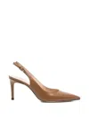 Stuart Weitzman Stuart Power Slingback Leather Pumps In Multi