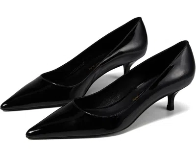 STUART WEITZMAN STUART PUMP WOMEN'S BLACK POINTED TOE KITTEN HEEL ZOGG448