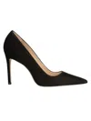 Stuart Weitzman Tacchi Pelle Di Vitello Nero In Black
