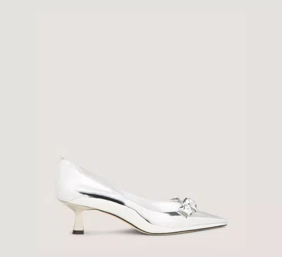 Stuart Weitzman Stuart Rosie 50 In Silver