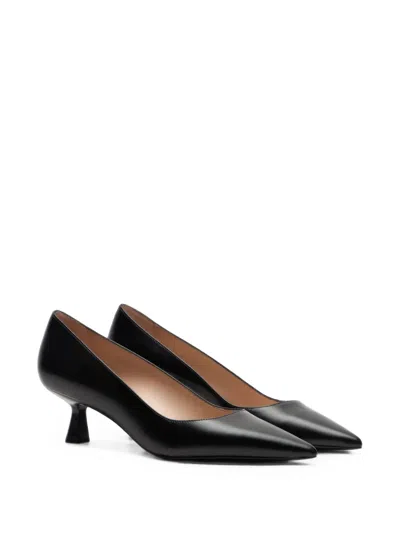 Stuart Weitzman Stuart Sculpt Pointed-toe Pumps In 블랙