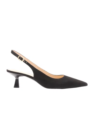 Stuart Weitzman Stuart Sculpt Slingback 50 In Black