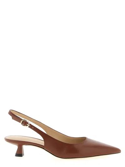 Stuart Weitzman 'stuart Sculpt' Slingback In Brown