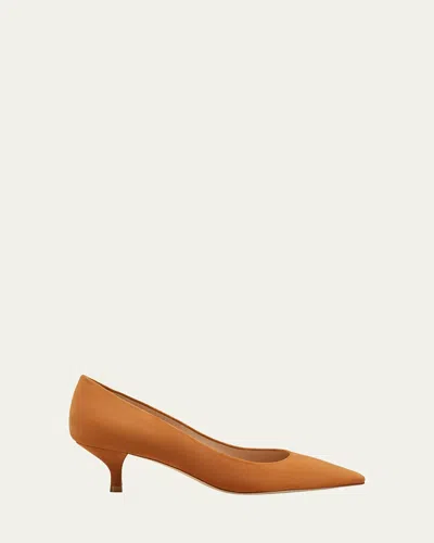 STUART WEITZMAN STUART SUEDE KITTEN PUMPS