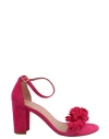 STUART WEITZMAN STUART WEITZMAN STUART WEITZMAN NEARLYNUDE SANDALS WOMAN PUMPS FUCHSIA SIZE 6 SUEDED LEATHER