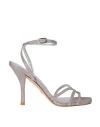 STUART WEITZMAN STUART WEITZMAN STUART WEITZMAN SANDAL WITH PINK HEEL WOMAN SANDALS PINK SIZE 7.5 OTHER FIBRES