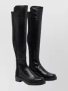 Stuart Weitzman Stylish Over-the-knee Block Heel Boots In Black