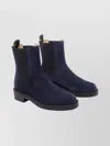 Stuart Weitzman Suede Ankle Boots Featuring Block Heel In Blue