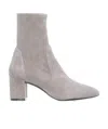 Stuart Weitzman Yuliana 60mm Ankle Boots In Gray