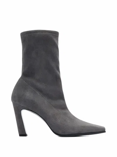 Stuart Weitzman Suede Ankle Boots In Multi