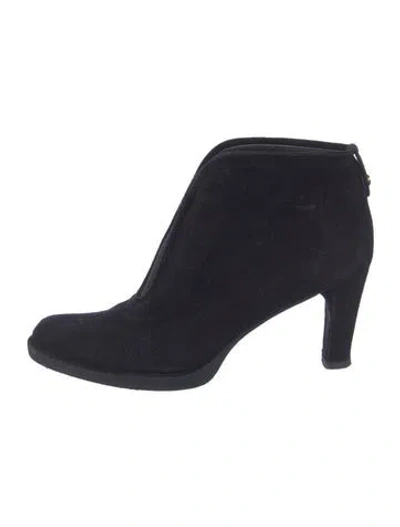 Pre-owned Stuart Weitzman Suede Boots In Black