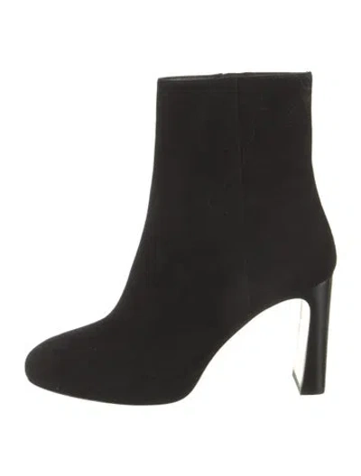 Pre-owned Stuart Weitzman Suede Boots In Black