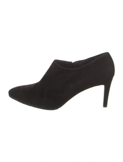 Pre-owned Stuart Weitzman Suede Boots In Black