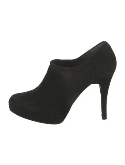 Pre-owned Stuart Weitzman Suede Boots In Black