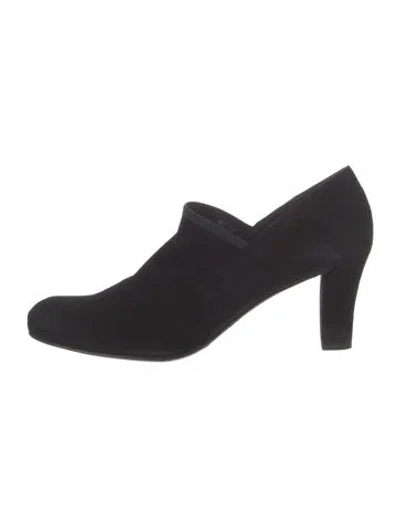 Pre-owned Stuart Weitzman Suede Boots In Black