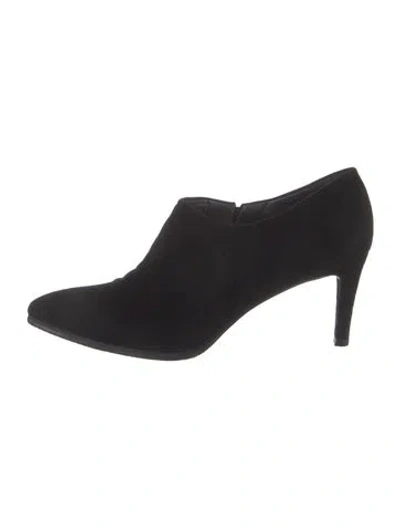 Pre-owned Stuart Weitzman Suede Boots In Black