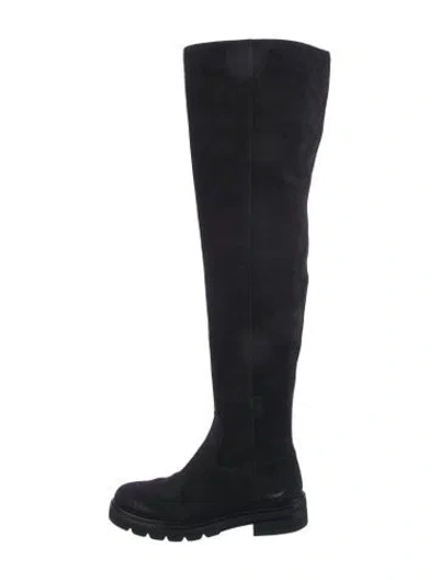 Pre-owned Stuart Weitzman Suede Boots In Black