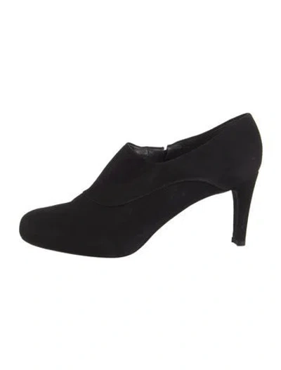 Pre-owned Stuart Weitzman Suede Boots In Black