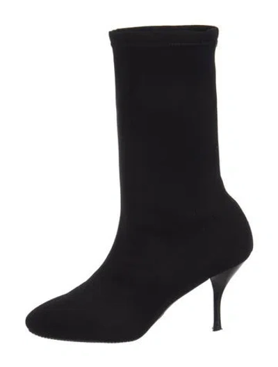 Pre-owned Stuart Weitzman Suede Boots In Black