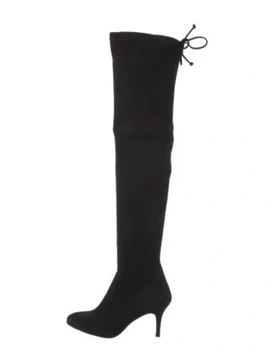 Pre-owned Stuart Weitzman Suede Boots In Black