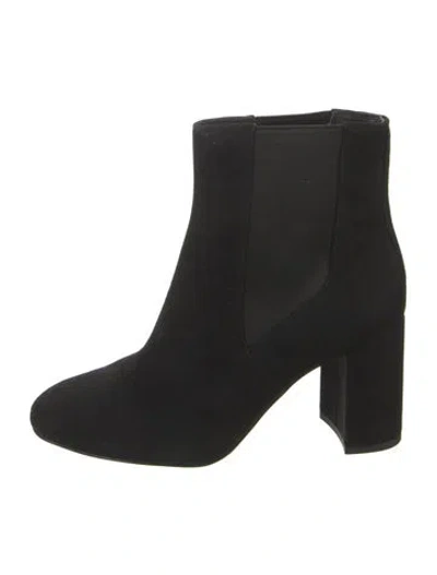 Pre-owned Stuart Weitzman Suede Boots In Black