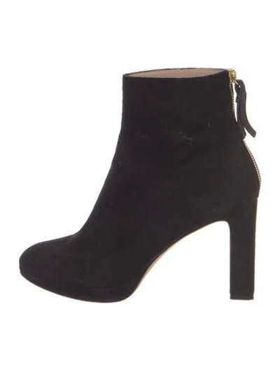 Pre-owned Stuart Weitzman Suede Boots In Black