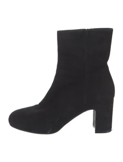 Pre-owned Stuart Weitzman Suede Boots In Black
