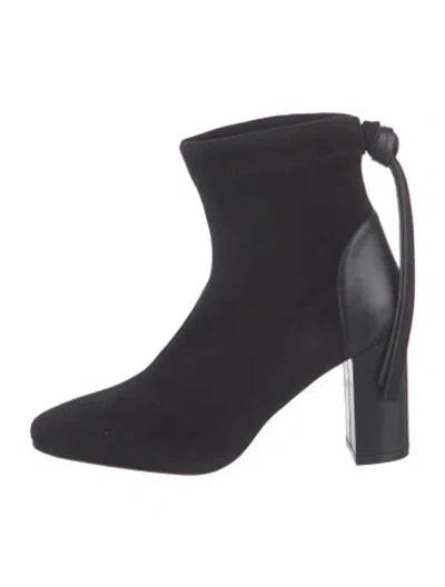 Pre-owned Stuart Weitzman Suede Boots In Black