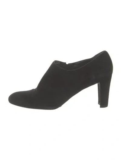 Pre-owned Stuart Weitzman Suede Boots In Black