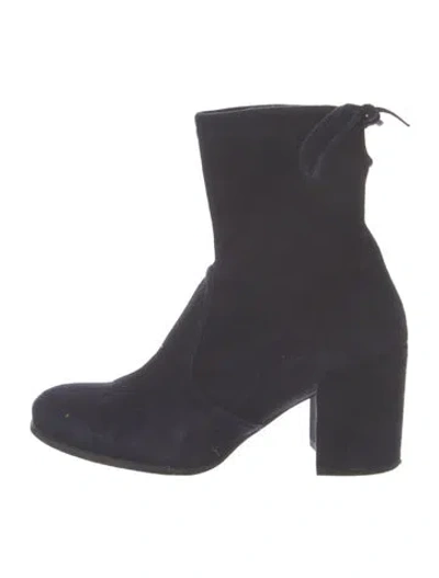 Pre-owned Stuart Weitzman Suede Boots In Blue
